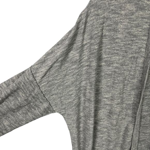 J Jill Open Front Sweater Drape Layering Cardigan Gray Womens XL - Picture 4 of 7